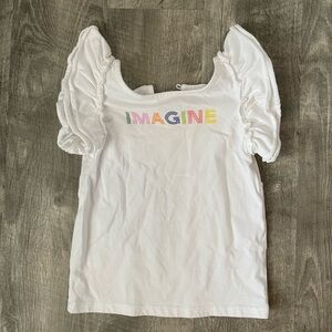 Janie and Jack Imagine flutter sleeve tee